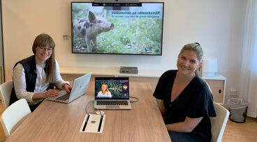 Susanna Olsson och Rebecca Angeldahl håller första nätverksträffen för kvinnor inom gröna näringarna
